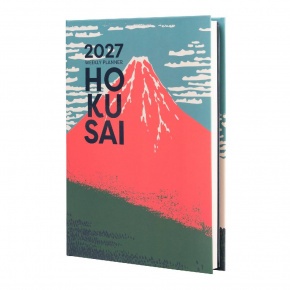 Grupo Erik diáknaptár (A5, 17 hónapos, angol nyelvű), heti, Hokusai 2026/2027