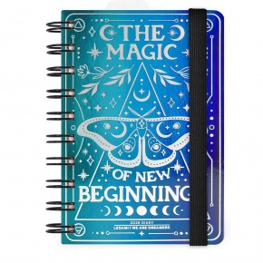 AG2612143 Legami határidőnapló (8,5x13 cm, spirálos) napi, The Magic 2026
