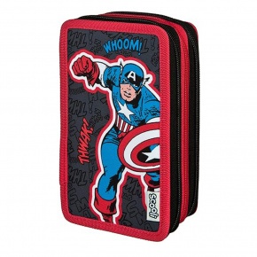 Scooli háromszintes töltött tolltartó, Avengers (6)