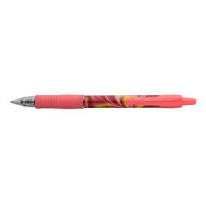 Pilot G-2 FLOW zseléstoll rózsaszín test, kék tinta 0,7