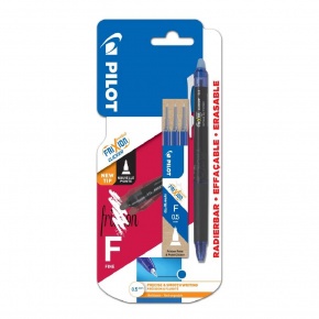 Pilot Frixion POINT betétszett 0.5 kék + ajándék Pilot Frixion Clicker POINT kék