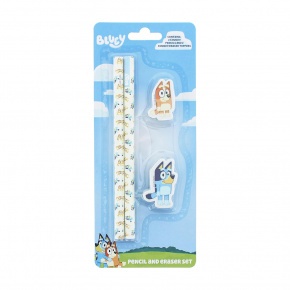 Blueprint ceruza + radír szett, Bluey (5)