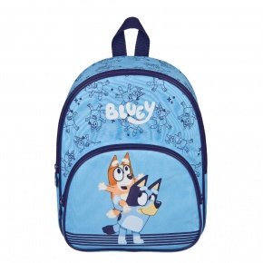 Scooli 2 cipzáros ovis hátizsák, bluey (6)