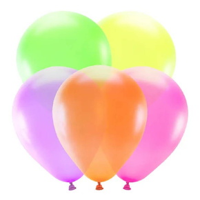 PartyDeco lufi, 25cm, 5db, színes Mix