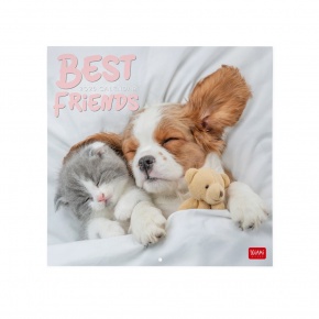 CAL260005 Legami falinaptár (30x29 cm) Best Friends, állatos 2026