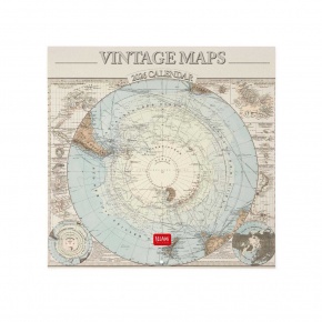 Legami falinaptár 30x29 cm Vintage Maps. 2026