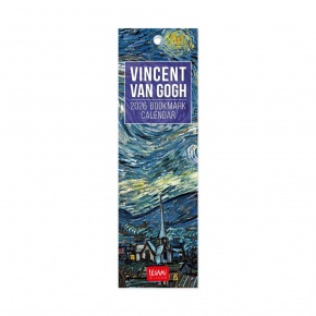 CAL260175 Legami könyvjelző naptár (18x5,5 cm) Vincent Van Gogh, 2026