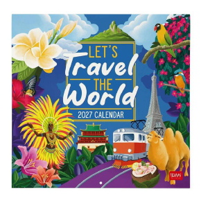 Legami falinaptár (30x29 cm) Let's travel the world 2027
