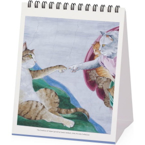 Legami asztali naptár (12x14,5 cm) Master Cats 2027