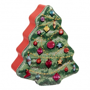 CLEEF Fenyőfa fémdoboz 15x18x7cm