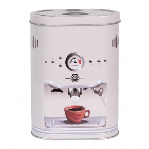 CLEEF Kávégép fémdoboz,szürke,