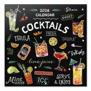 Grupo Erik falinaptár (30x30 cm), 2026, Koktélok