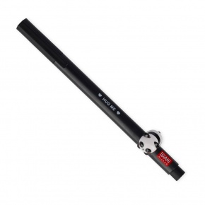 Legami zselés toll, panda figurával, fekete tintával, Lovely Friends STATIONERY