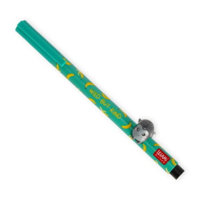 Legami zselés toll, gorilla figurával, fekete tintával, Lovely Friends STATIONERY (6)