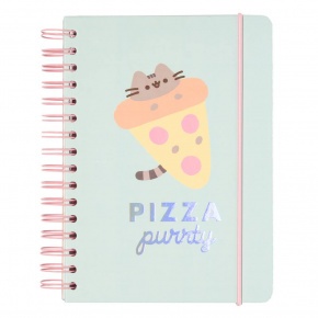 Grupo Erik Bullet Journal spirálos pontozott napló (A5), Pusheen Foodie