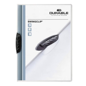 Durable Swingclip clip-mappa, 30 lapig, fekete