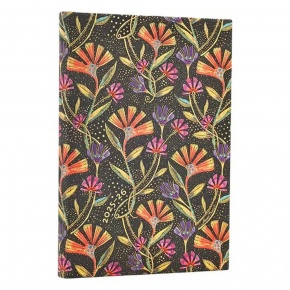Paperblanks határidőnapló 18 hó (2025.júl-2026.dec.heti) Mini, horizontal, Wild Flowers