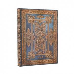 Paperblanks határidőnapló 2026, Blue Luxe, Midi, napi