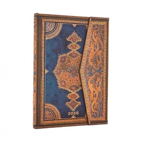 Paperblanks határidőnapló 2026, Safavid Indigo Midi, HOR