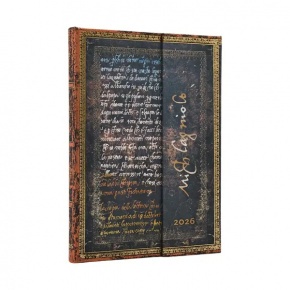 Paperblanks határidőnapló 2026, Michelangelo, Handwriting, Midi, VER