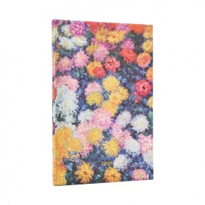 Paperblanks határidőnapló 2026, Monets Chrysanthemums, Maxi, VER