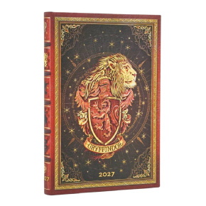 Paperblanks határidőnapló 2027 Gryffindor Diary Mini, (horizontal)