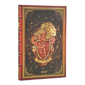 Paperblanks határidőnapló 2027 Gryffindor Diary Mini, (verso)