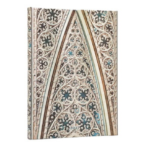 Paperblanks határidőnapló 2027 Vault of the Milan Cathedral Midi, (horizontal)