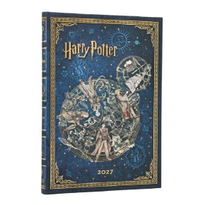 Paperblanks határidőnapló 2027 Legends of Hogwarts Diary Midi, (vertical)