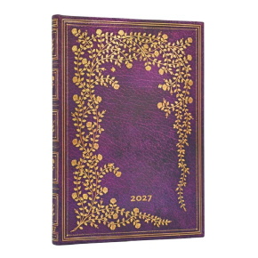 Paperblanks határidőnapló 2027 New York Rose Midi, (vertical)