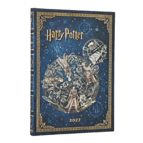 Paperblanks határidőnapló 2027 Legends of Hogwarts Diary Midi, (verso)