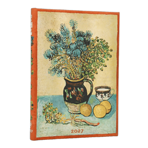 Paperblanks határidőnapló 2027 Van Goghs Still Life Midi, (verso)