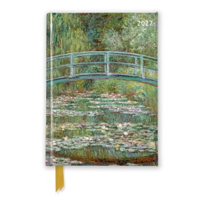 BSB határidőnapló, keményfedeles, mágnessel záródó (A6, heti), Water Lily 2027