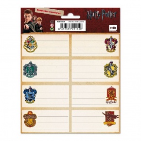 Grupo Erik csomagolt füzetcímke 3 (16db), Harry Potter