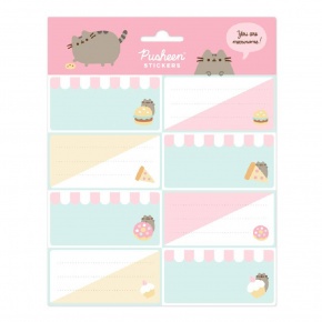 Grupo Erik csomagolt füzetcímke (16db), Pusheen Foodie