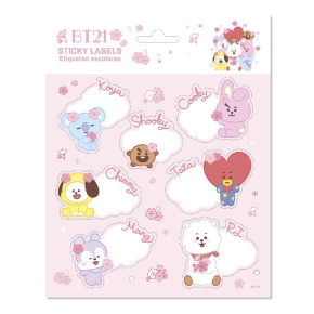Grupo Erik prémium füzetcímke (14db), BT21