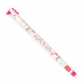 Legami zselés toll, radírozható, unikornis, pink tintával STATIONERY