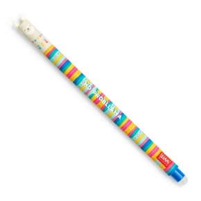 Legami zselés toll, radírozható, láma, kék tintával STATIONERY