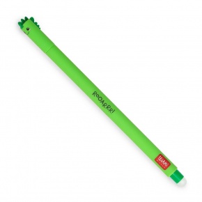 Legami zselés toll, radírozható, dino, zöld tintával STATIONERY