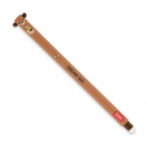 Legami zselés toll, radírozható, mackó, piros tintával STATIONERY