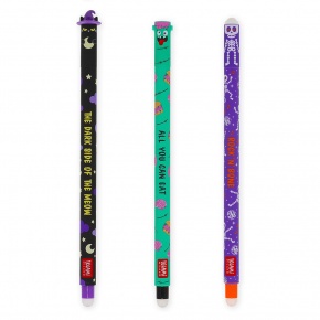 Legami zselés toll, radírozható 3db-os szett, Halloween, Boo Crew (5) STATIONERY