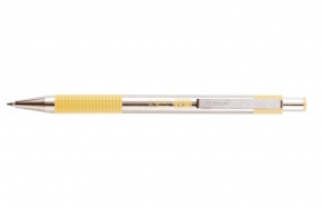 ZEBRA Golyóstoll F-301 0,7 Pastelsárga, kék betéttel