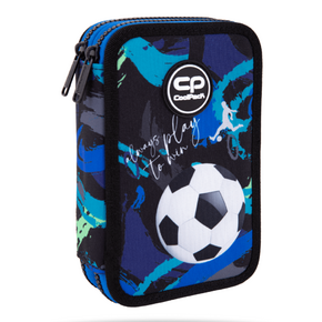 CoolPack Töltött tolltartó 2 emeletes 2026 JUMPER 2 Football Navy