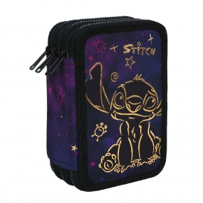 CoolPack Tolltartó töltött háromemeletes Cool Pack Jumper3 Disney GOLD Stitch