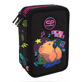 CoolPack Töltött tolltartó 3 emeletes 2026 JUMPER 3 Capybara Music