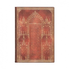 Paperblanks butikkönyv, Midi, sima Softcover Flexis, Gothic Revival