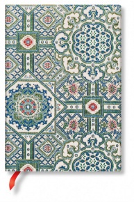 Paperblanks butikkönyv, Midi, sima Softcover Flexis, Sacred Tibetan Textiles