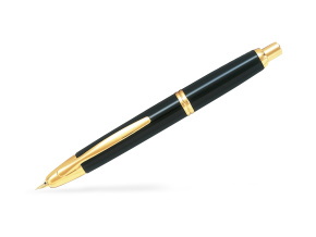 Capless Gold Trims visszahúzható hegyű töltőtoll arany/fekete FINE