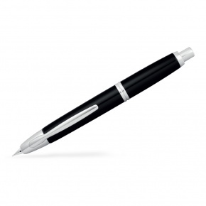 Pilot Capless RHODIUM ACCENTS töltőtoll, FEKETE - (F) heggyel (web)
