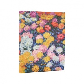 Paperblanks határidőnapló 2026, Monets Chrysanthemums, Ultra, napi